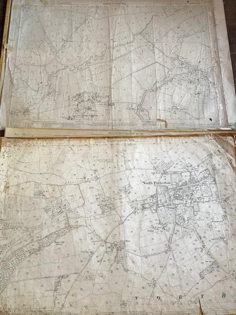 THIRTY 1:2500 ORDNANCE SURVEY MAPS featuring Dulford, Brockhill, Tiverton, Halberton, Pucklington, - Image 12 of 16