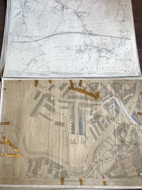 THIRTY 1:2500 ORDNANCE SURVEY MAPS relating mainly to Taunton featuring Coal Orchard and Somerset - Image 10 of 15