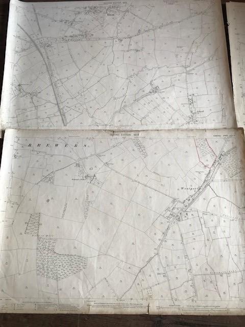 THIRTY 1:2500 ORDNANCE SURVEY MAPS relating to Rushiton, Durston , Woolavington, Wantage, - Image 14 of 16