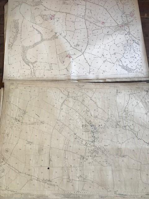 THIRTY 1:2500 ORDNANCE SURVEY MAPS featuring Sutton Montis, Weston Rampflyde, Chard, East - Image 12 of 16