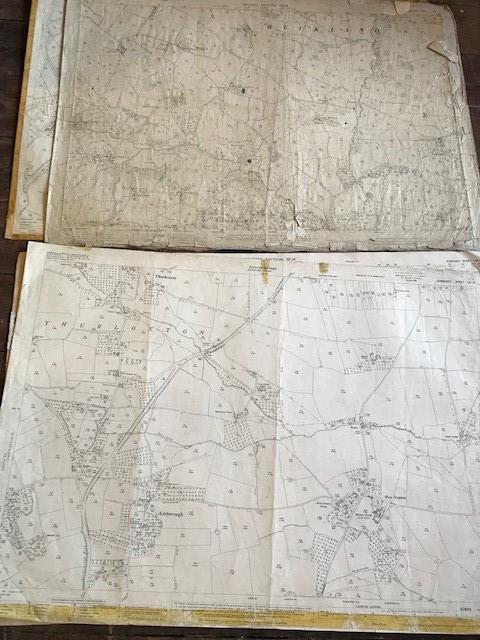 THIRTY 1:2500 ORDNANCE SURVEY MAPS featuring Dulford, Brockhill, Tiverton, Halberton, Pucklington, - Image 15 of 16