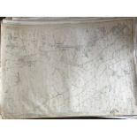 THIRTY 1:2500 ORDNANCE SURVEY MAPS, relating to Wembon, Durleigh, Creech St Michael, Durston,