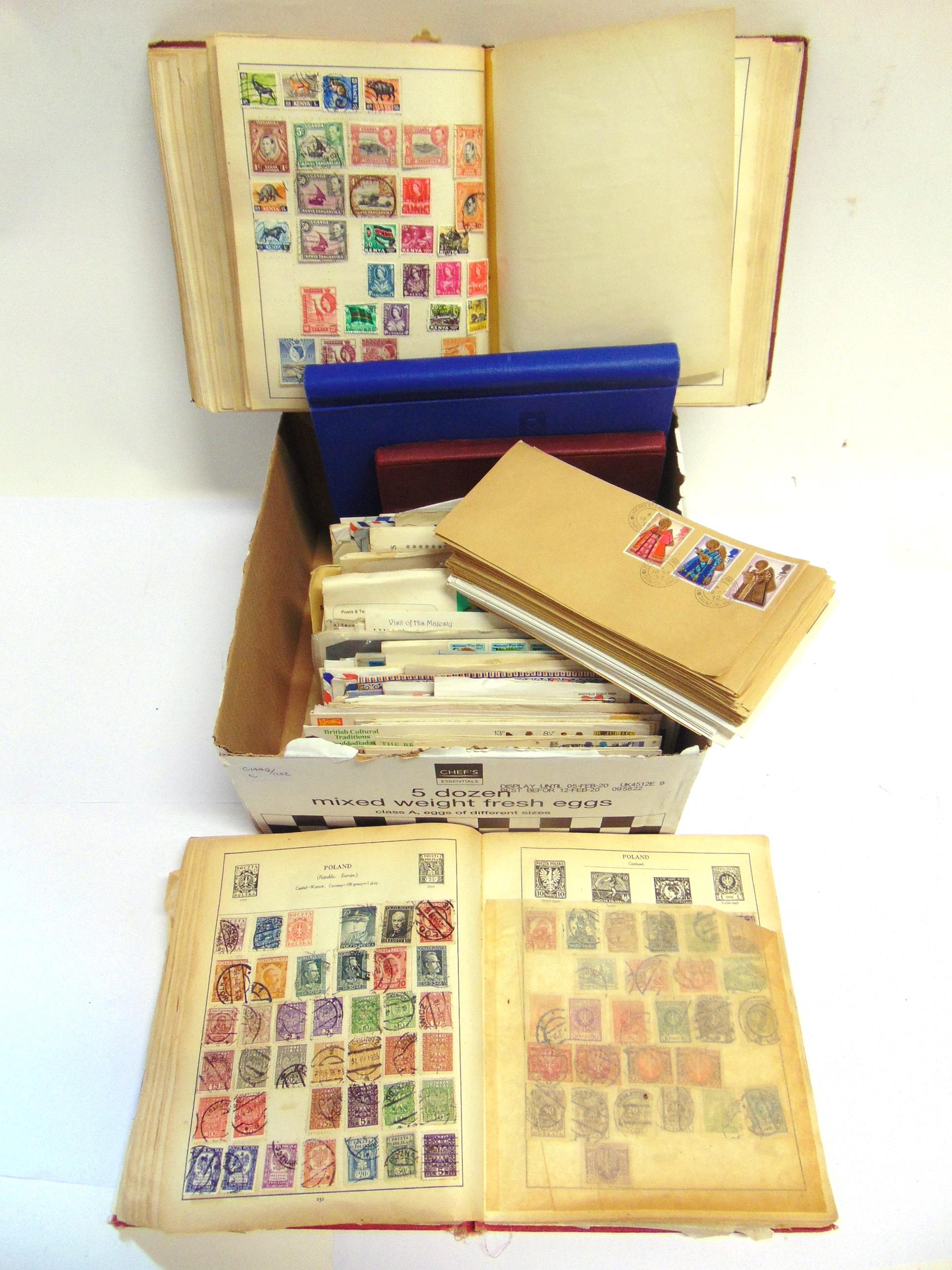 STAMPS - AN ALL-WORLD COLLECTION (four albums); together with a quantity of Great Britain and