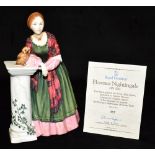 A LIMITED EDITION ROYAL DOULTON FIGURE HN3144 'FLORENCE NIGHTINGALE' numbered 497/5,000, with