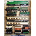 [OO GAUGE]. A MISCELLANEOUS COLLECTION comprising four assorted locomotives (one weathered); two G.