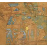 SIR FRANK BRANGWYN, RA, RWS, RBA (British, 1867 - 1956) Study for the panel 'Man the Creator and