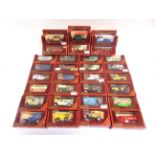 THIRTY MATCHBOX MODELS OF YESTERYEAR each mint or near mint and boxed, in maroon coloured boxes.