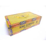 A BOX OF FIFTY KING EDWARD IMPERIAL CIGARS unopened, the box still shrink-wrapped.