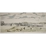 RACHEL ANN LE BAS, N.E.A.C., R.E. (ENGLISH, 1923-2020) 'Walberswick Ferry', etching, artist's