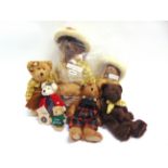 SEVEN BOYDS COLLECTOR'S TEDDY BEARS comprising Lauralee Pearsley; Gretchen Marie Pearsley; Camryn B.