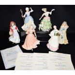 A COLLECTION OF SIX WEDGWOOD FIGURES FROM THE FAIRY TALES SCULPTURES COLLECTION comprising '