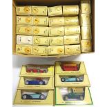 THIRTY MATCHBOX MODELS OF YESTERYEAR each mint or near mint and boxed, in straw coloured boxes.