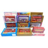 NINE DIECAST MODEL BUSES most Matchbox Super-Kings, including also a Zylmex London Bus 'Selfridges',