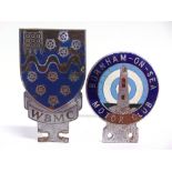 AUTOMOBILIA - TWO ENAMEL BAR BADGES comprising those for the Westminster Bank Motor Club and