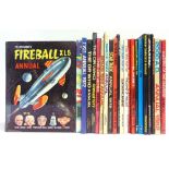 TWENTY-TWO ANNUALS comprising Fireball XL5, circa 1963; TV 21, circa 1966 & 1972; Blakes 7, 1979 &