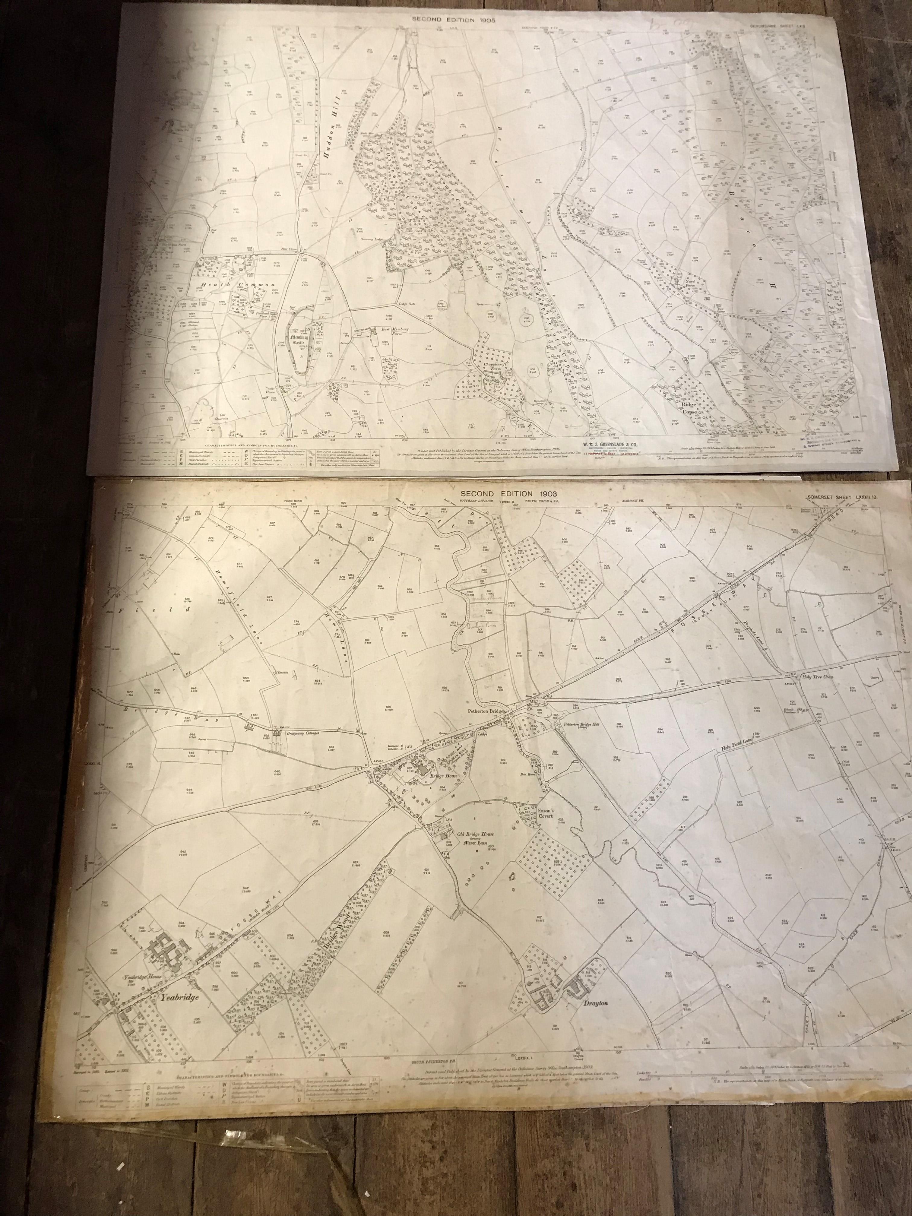 COLLECTION OF THIRTY 1:2500 ORDNANCE SURVEY MAPS covering Chardstock, Hook & Brockfield; West - Image 15 of 15