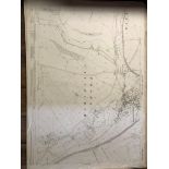 COLLECTION OF THIRTY 1:2500 ORDNANCE SURVEY MAPS covering Bower Hinton; Frome Vauchurch and Maiden