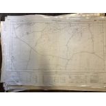 COLLECTION OF THIRTY 1:2500 ORDNANCE SURVEY MAPS covering Alford; Lydford on Fosse; Combe St