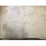 COLLECTION OF THIRTY 1:2500 ORDNANCE SURVEY MAPS covering Tiverton; Uplowman Court; Bathpool &