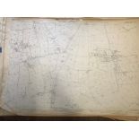 COLLECTION OF THIRTY 1:2500 ORDNANCE SURVEY MAPS covering Taunton town centre; Milverton;