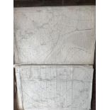COLLECTION OF THIRTY 1:2500 ORDNANCE SURVEY MAPS covering Otterhampton; Woolston; Lower Vellow and