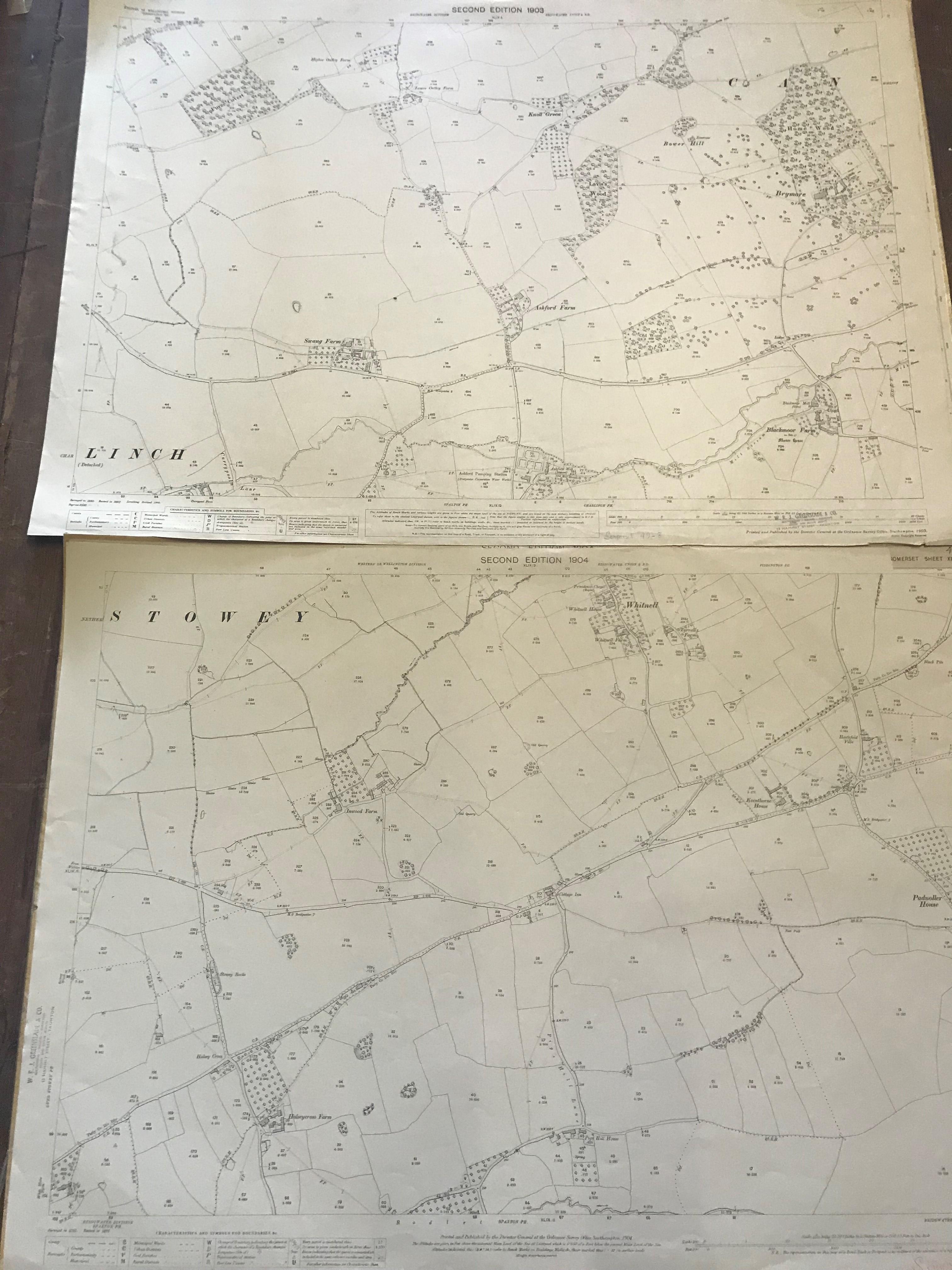 COLLECTION OF THIRTY 1:2500 ORDNANCE SURVEY MAPS covering Dunkerswell; Kennford; Luppitt; - Image 14 of 14