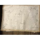 COLLECTION OF THIRTY 1:2500 ORDNANCE SURVEY MAPS covering Poundisford, Orchard Portman; Kibbear,