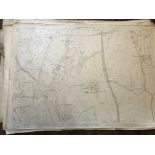 COLLECTION OF THIRTY 1:2500 ORDNANCE SURVEY MAPS covering Easton & Middleton; Melbury Bubb; Up