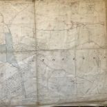 COLLECTION OF THIRTY 1:2500 ORDNANCE SURVEY MAPS covering Stourton; Goathurst; Long burton; North