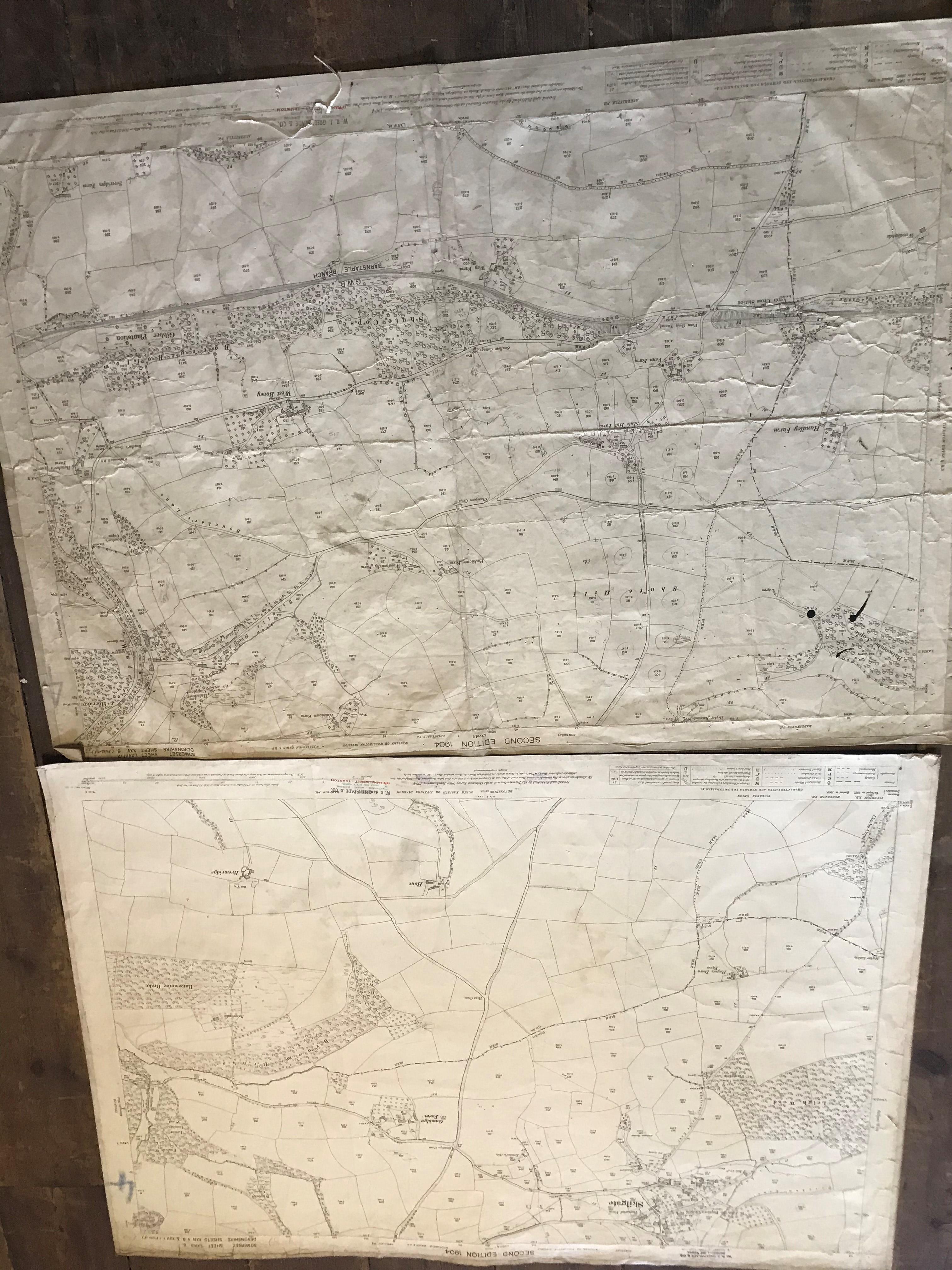 COLLECTION OF THIRTY 1:2500 ORDNANCE SURVEY MAPS covering Wincanton; Langport; North Barrow; - Image 14 of 15