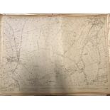 COLLECTION OF THIRTY 1:2500 ORDNANCE SURVEY MAPS covering East Pulham; Henley; Nunnington Parl;