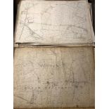 COLLECTION OF THIRTY 1:2500 ORDNANCE SURVEY MAPS covering Huisch Episcopi; West Hatch; Stolford;