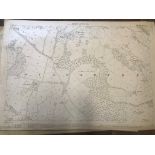 COLLECTION OF THIRTY 1:2500 ORDNANCE SURVEY MAPS covering Hampton; Redgate; Widworthy; North Newton;