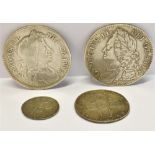 GREAT BRITAIN - ASSORTED comprising a Charles II (1660-1685) halfcrown, 1683 (Tricesimo Quinto);