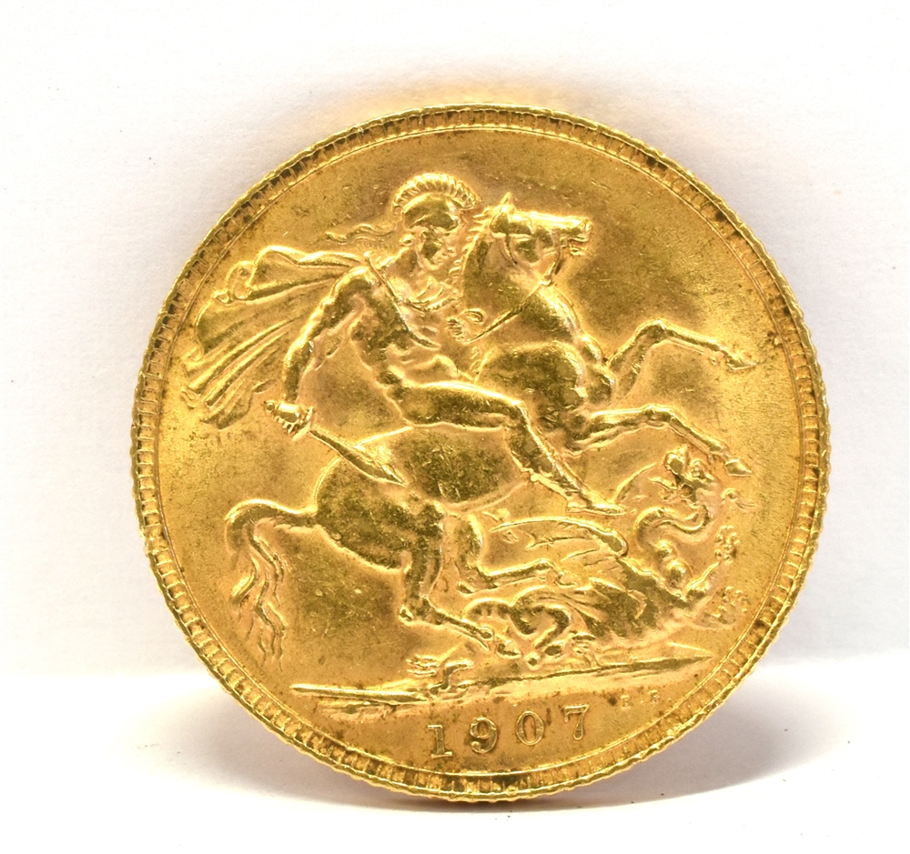 GREAT BRITAIN - EDWARD VII (1901-1910), SOVEREIGN, 1907 - Image 2 of 2