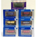[OO GAUGE]. SEVEN BUFFERS LIMITED EDITION WAGONS BY DAPOL comprising a S.R. conflat and container '