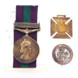 A GENERAL SERVICE MEDAL TO AIRCRAFTMAN 1ST CLASS G.E.J. CAREY, ROYAL AIR FORCE Eliz. II, one