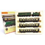 [OO GAUGE]. A HORNBY NO.R2369, 'THE GOLDEN ARROW' TRAIN PACK comprising a B.R. Battle of Britain