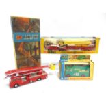 THREE DIECAST MODEL VEHICLES comprising a Corgi Major Toys No.1127, Bedford Simon Snorkel Fire