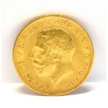 GREAT BRITAIN - GEORGE V (1910-1936), HALF-SOVEREIGN, 1912