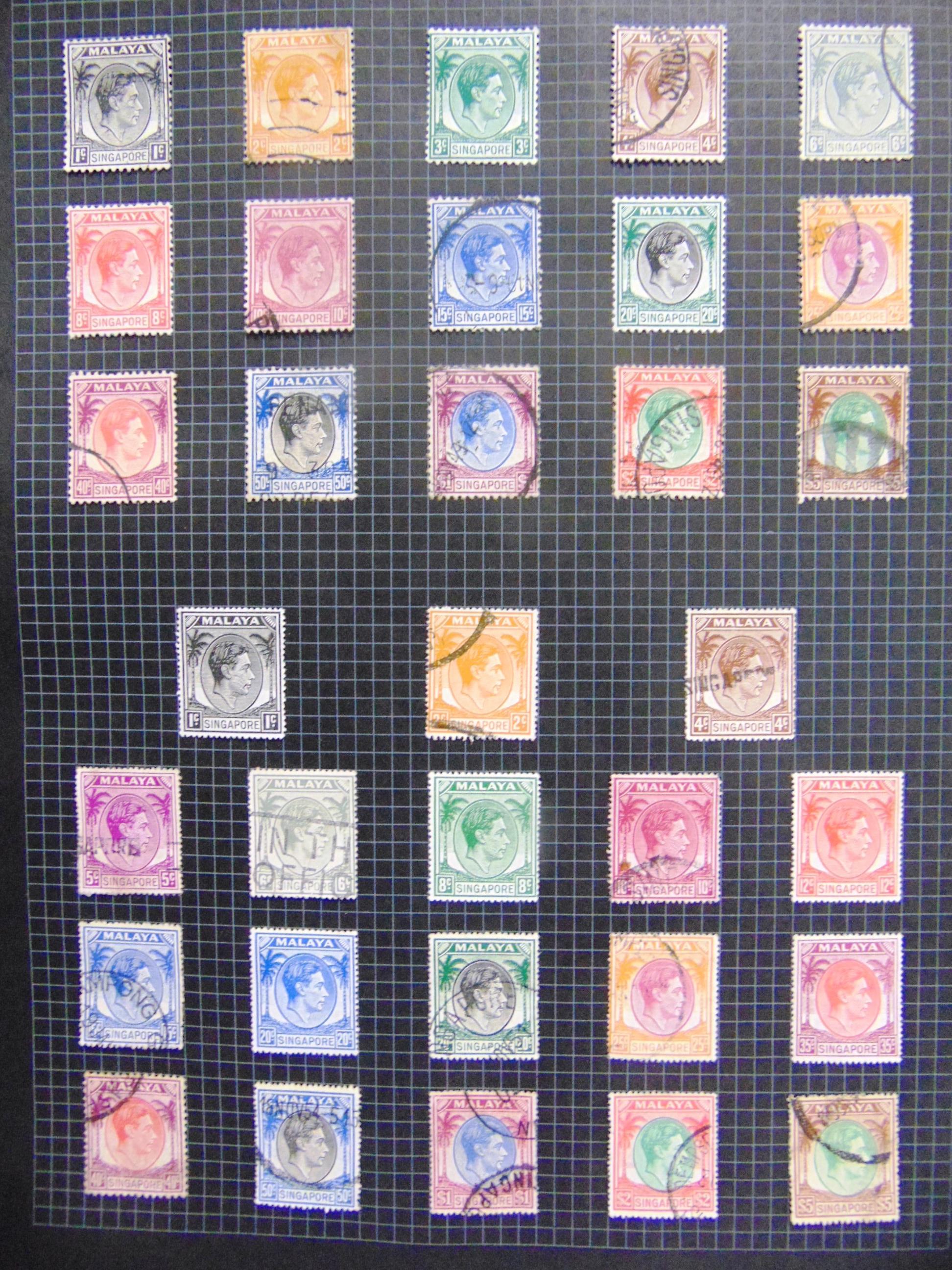 STAMPS - A BRITISH COMMONWEALTH COLLECTION Geo. VI - Eliz. II, mint and used, (three albums).