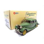 [WHITE METAL]. A 1/43 SCALE LANSDOWNE MODELS NO.LDM74, 1937 RILEY 12/4 CONTINENTAL TOURING SEDAN