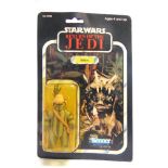 STAR WARS - A RETURN OF THE JEDI TEEBO ACTION FIGURE by Kenner, on an unopened, punched 79-back