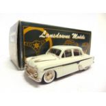 [WHITE METAL]. A 1/43 SCALE LANSDOWNE MODELS NO.LDM2A, 1957 VAUXHALL CRESTA E SERIES white with