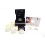 GREAT BRITAIN - A SILVER COLLECTION comprising a two pounds Britannia, 2005; two pounds Britannia,