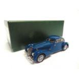 [WHITE METAL]. A 1/43 SCALE LANSDOWNE MODELS NO.LDM105E, 1939 BENTLEY EMBIRICO blue, mint, boxed.