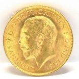 GREAT BRITAIN - GEORGE V (1910-1936), HALF-SOVEREIGN, 1914