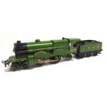 [O GAUGE]. A HORNBY NO.3, L.N.E.R. 4-4-2 TENDER LOCOMOTIVE 'FLYING SCOTSMAN', 4472 lined green