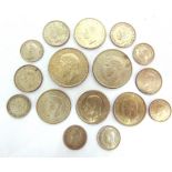 COINS - GREAT BRITAIN comprising a George V (1910-1936) florin, 1935; George VI (1936-1952)