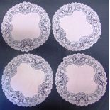 ASSORTED LACE & OTHER PLACE MATS AND TABLE SETTINGS (approximately 38).